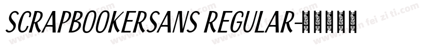 ScrapbookerSans Regular字体转换